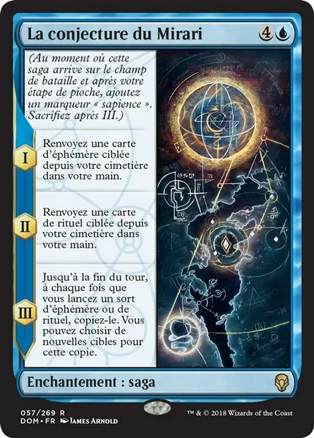 La conjecture du Mirari, carte Magic DOM 57 — extension Dominaria
