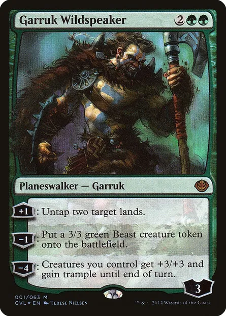 Garruk Wildspeaker, Magic card GVL 1 — Duel Decks Anthology: Garruk vs. Liliana set