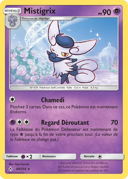 Mistigrix, carte Pokémon UNB 80 — extension Alliance Infaillible