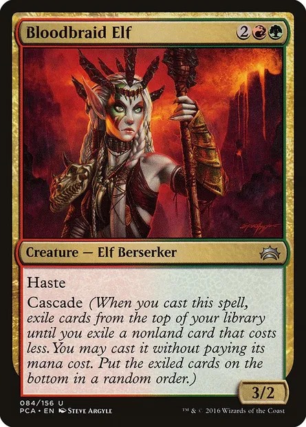 Bloodbraid Elf, Magic card PCA 84 — Planechase Anthology set