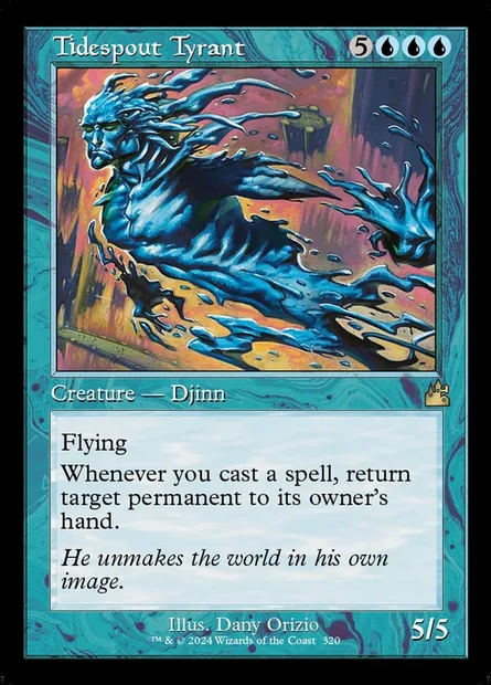 Tidespout Tyrant, Magic card RVR 320 — Ravnica Remastered set