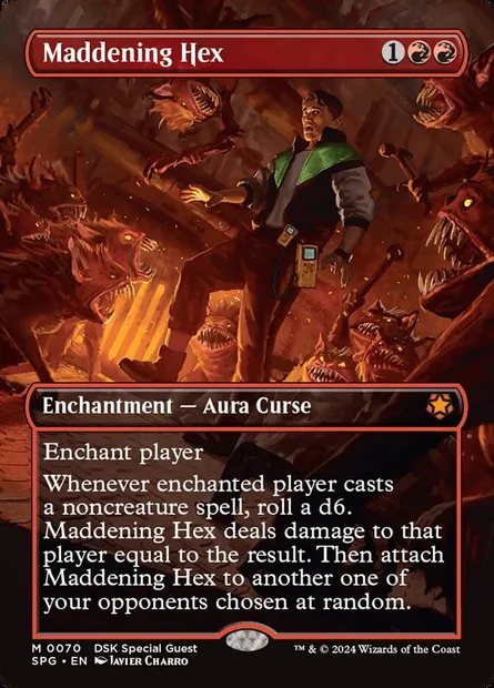 Maddening Hex, Magic card SPG 70 — Special Guests set