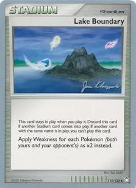 Berge du lac, carte Pokémon WCD08 112 — extension World Championship Decks 2008