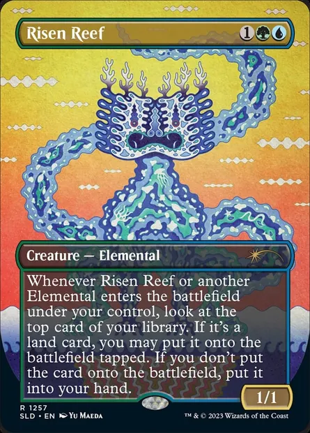 Récif émergent, carte Magic SLD 1257 — extension Secret Lair Drop