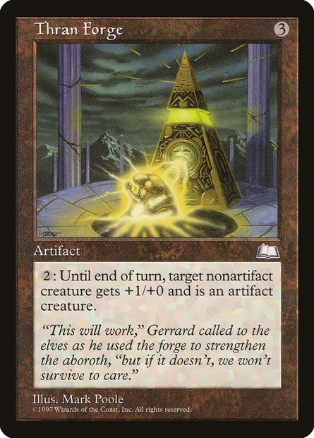 Thran Forge, Magic card WTH 159 — Weatherlight set