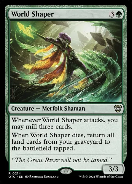 World Shaper, Magic card OTC 214 — Outlaws of Thunder Junction Commander set