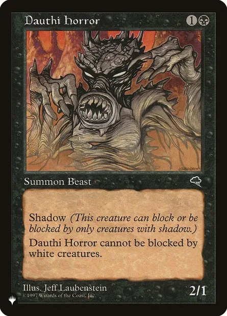 Dauthi Horror, Magic card PLST TMP-122 — The List set