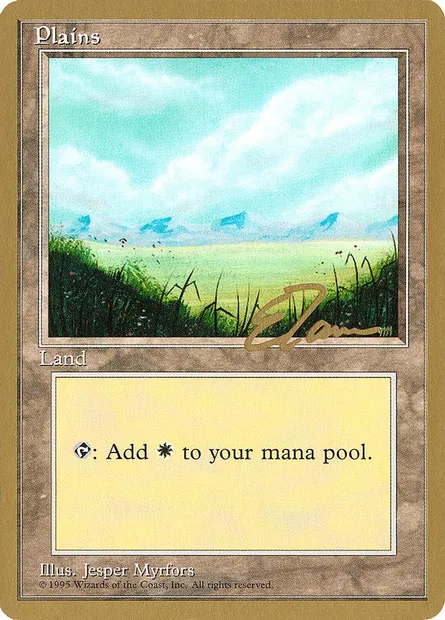 Plains, Magic card PTC et366 — Pro Tour Collector Set set