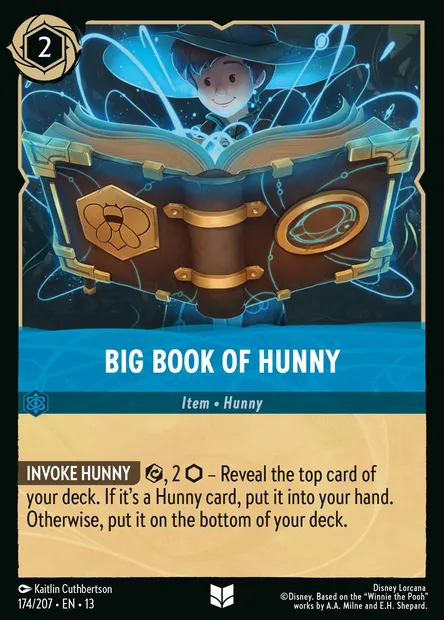 Big Book of Hunny, Disney Lorcana card CH13-174 — Attack of the Vine! set