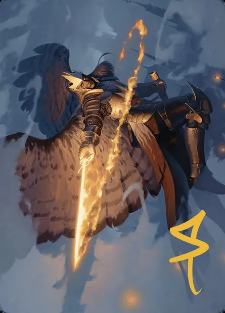 Aurelia's Vindicator // Aurelia's Vindicator, carte Magic AMKM 1 — extension Murders at Karlov Manor Art Series