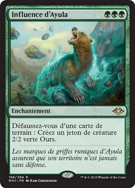 Influence d'Ayula, carte Magic MH1 156 — extension Horizons du Modern