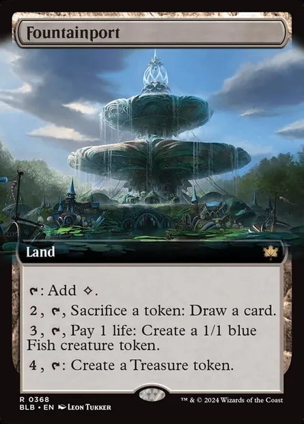 Fountainport, Magic card BLB 368 — Bloomburrow set