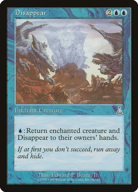 Disappear, Magic card UDS 30 — Urza's Destiny set