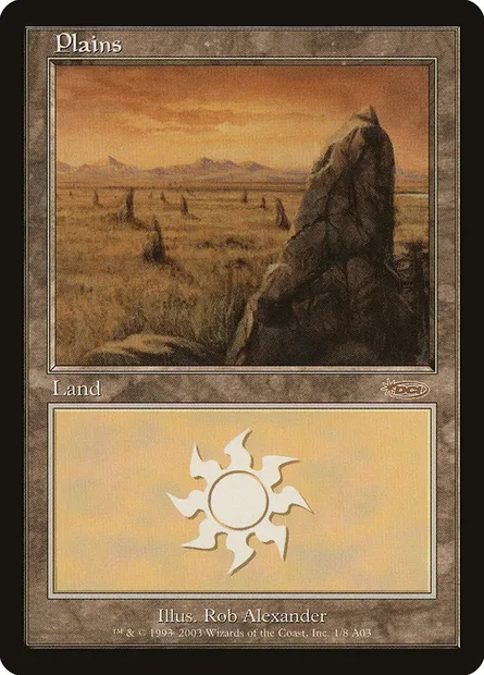 Plaine, carte Magic PAL03 1 — extension Arena League 2003