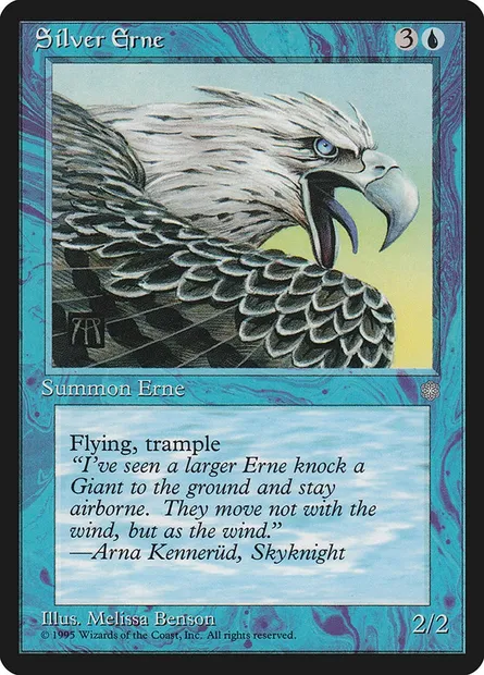 Silver Erne, Magic card ICE 98 — Ice Age set