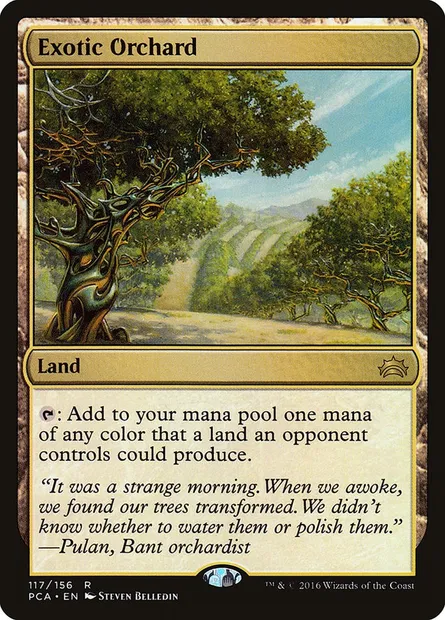 Exotic Orchard, Magic card PCA 117 — Planechase Anthology set