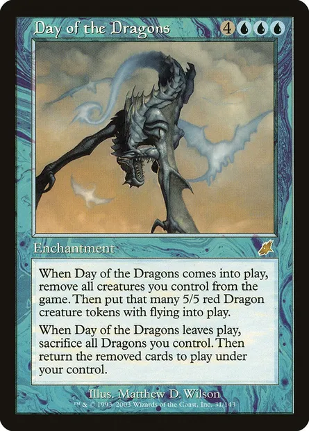 Jour des dragons, carte Magic SCG 31 — extension Fléau