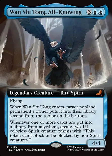 Wan Shi Tong, All-Knowing, Magic card TLE 182 — Avatar: The Last Airbender Eternal set
