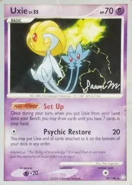 Uxie Lv.55, carte Pokémon WCD09 043-3 — extension World Championship Decks 2009