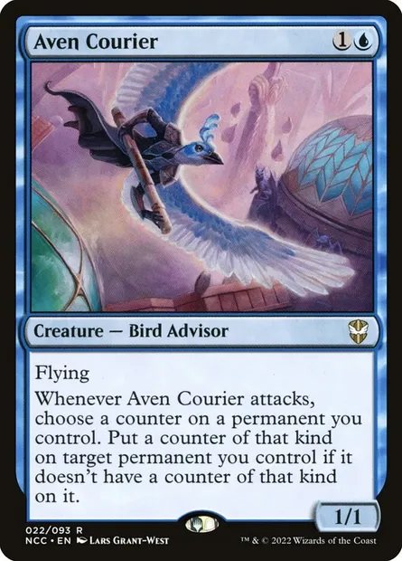 Aven Courier, Magic card NCC 22 — New Capenna Commander set