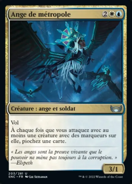 Ange de métropole, carte Magic SNC 203 — extension Les rues de la Nouvelle-Capenna