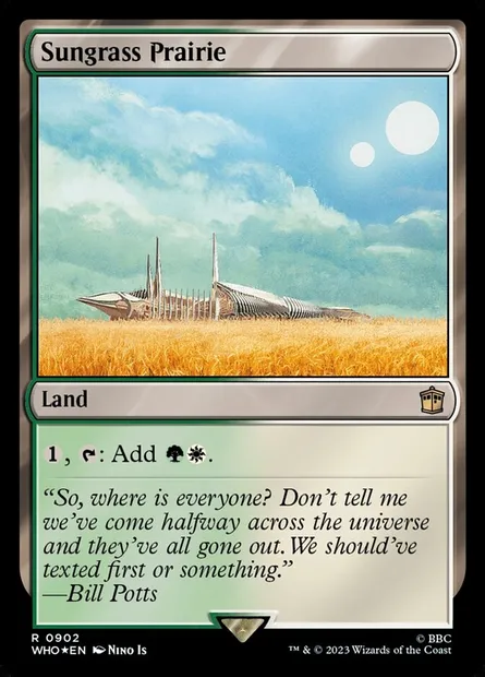 Sungrass Prairie, Magic card WHO 902 — Doctor Who set