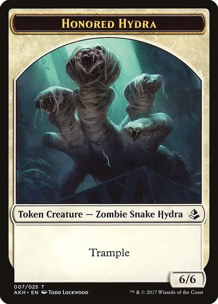Honored Hydra, Magic card TAKH 7 — Amonkhet Tokens set