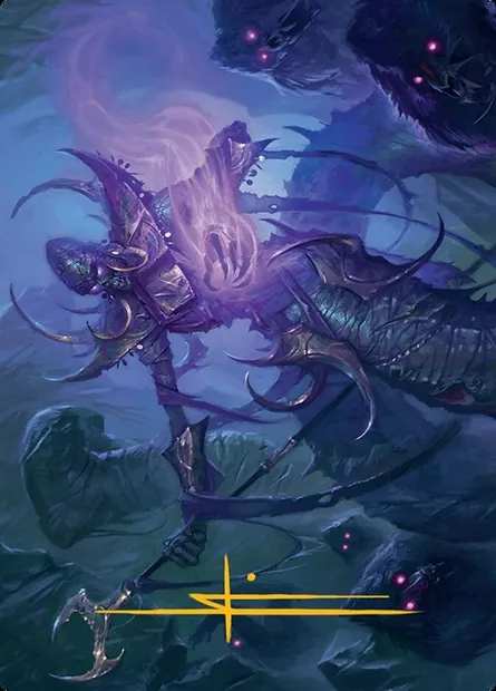 Sidisi, Regent of the Mire // Sidisi, Regent of the Mire, Magic card ATDM 14 — Tarkir: Dragonstorm Art Series set