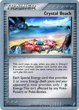 Plage de cristal, carte Pokémon WCD07 075-6 — extension World Championship Decks 2007