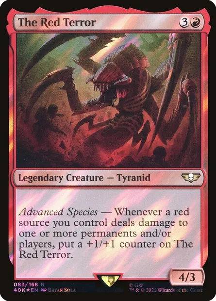 The Red Terror, Magic card 40K 83★ — Warhammer 40,000 Commander set