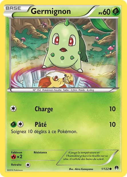 Germignon, carte Pokémon BKP 1 — extension Rupture Turbo