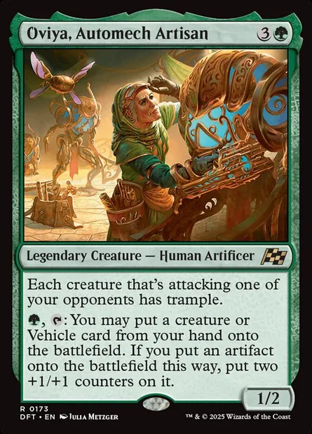 Oviya, Automech Artisan, Magic card DFT 173 — Aetherdrift set