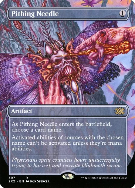 Pithing Needle, Magic card 2X2 397 — Double Masters 2022 set