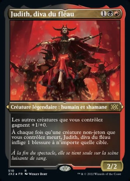 Judith, diva du fléau, carte Magic 2X2 510 — extension Double Masters 2022