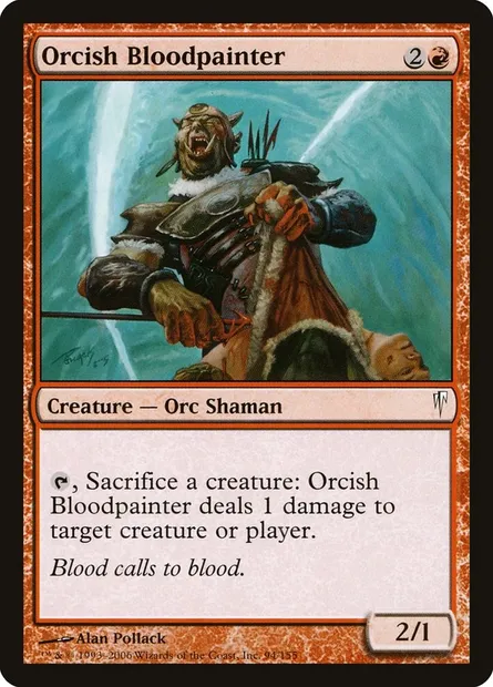 Orcish Bloodpainter, Magic card CSP 94 — Coldsnap set