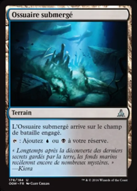 Ossuaire submergé, carte Magic OGW 178 — extension Le serment des Sentinelles