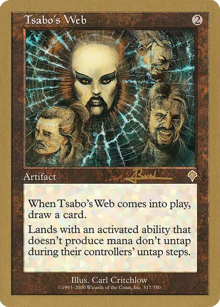 Tsabo's Web, Magic card WC01 ar317 — World Championship Decks 2001 set