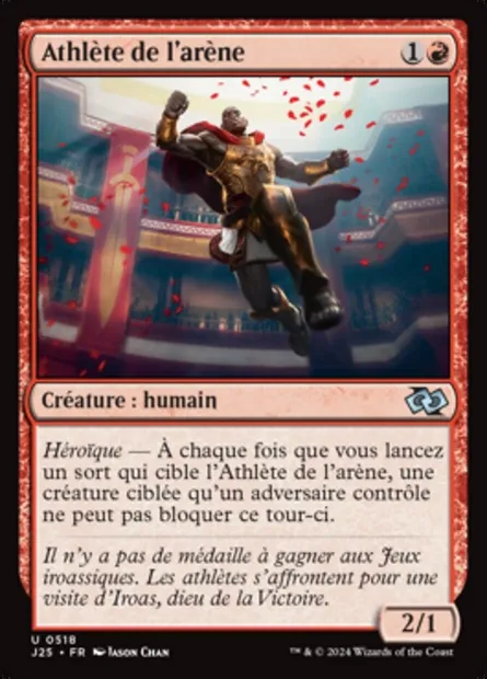 Athlète de l'arène, carte Magic J25 518 — extension Foundations Jumpstart