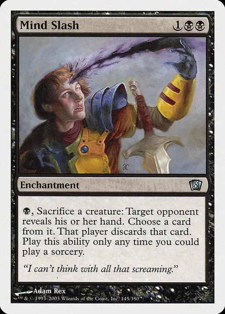 Mind Slash, Magic card 8ED 145 — Eighth Edition set