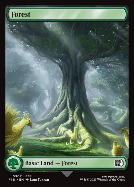 Forest, Magic card FIN 307 — Final Fantasy set