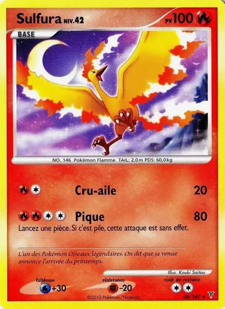 Sulfura, carte Pokémon SV 36 — extension Vainqueurs Suprêmes