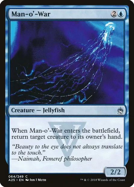Physalie, carte Magic A25 64 — extension Masters 25