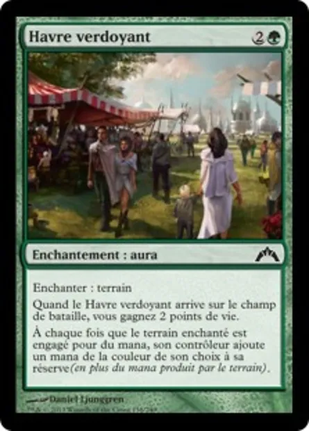 Havre verdoyant, carte Magic GTC 138 — extension Insurrection