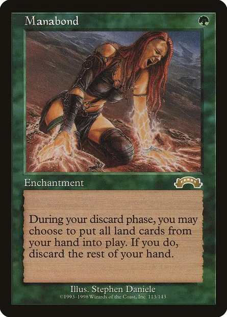 Manabond, Magic card EXO 113 — Exodus set