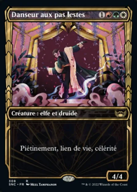 Danseur aux pas lestes, carte Magic SNC 308 — extension Les rues de la Nouvelle-Capenna