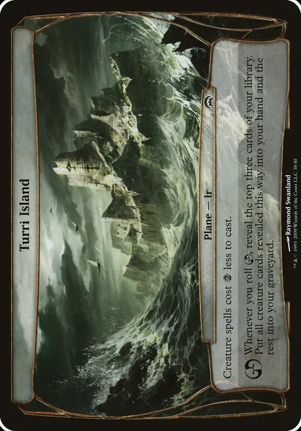 Île de Turri, carte Magic OHOP 38 — extension Planechase Planes