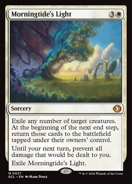 Morningtide's Light, Magic card ECL 27 — Lorwyn Eclipsed set