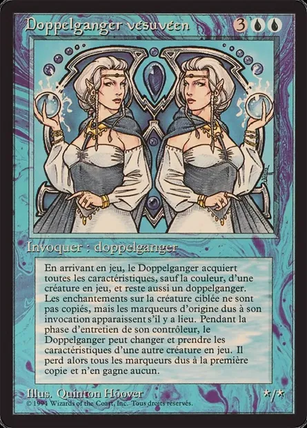 Vesuvan Doppelganger, Magic card FBB 88 — Foreign Black Border set
