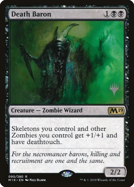 Death Baron, Magic card PM19 90p — Core Set 2019 Promos set