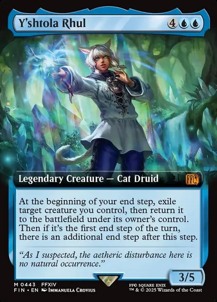 Y'shtola Rhul, Magic card FIN 443 — Final Fantasy set